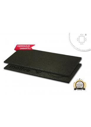 Motive Rubber Soğuk Pres Sirius Black 50x100 cm 2 cm Profesyonel Aşınmazlık Garantili Soğuk Pres Kauçuk Zemin 1 Adet Motive Rubber Soğuk Pres Sirius Black 50x100 cm 2 cm Profesyonel Aşınmazlık Garantili Soğuk Pres Kauçuk Zemin 1 Adet