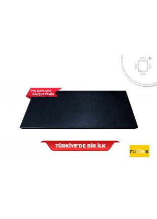 Rublex Kauçuk Fitrub Black Pvc Kaplı Kauçuk Zemin 50x100 cm 1 cm Profesyonel Soğuk Pres Kauçuk Zemin 1 Adet Rublex Kauçuk Fitrub Black Pvc Kaplı Kauçuk Zemin 50x100 cm 1 cm Profesyonel Soğuk Pres Kauçuk Zemin 1 Adet